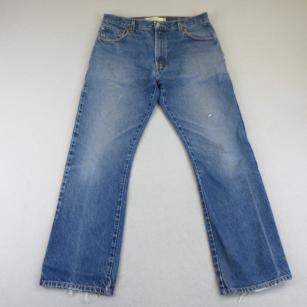 Levis 517 Boot Cut Jeans Mens 36x32 (Act. 34x31) Blue Denim Medium Wash Y2K 1007